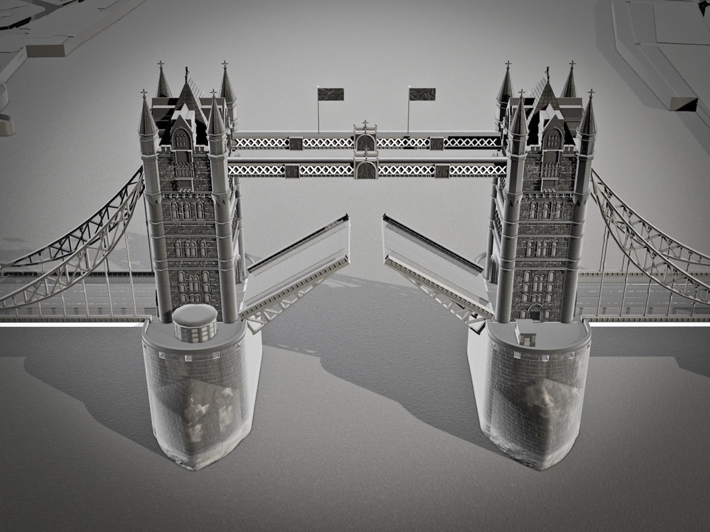 Tower Bridge  3D model_11