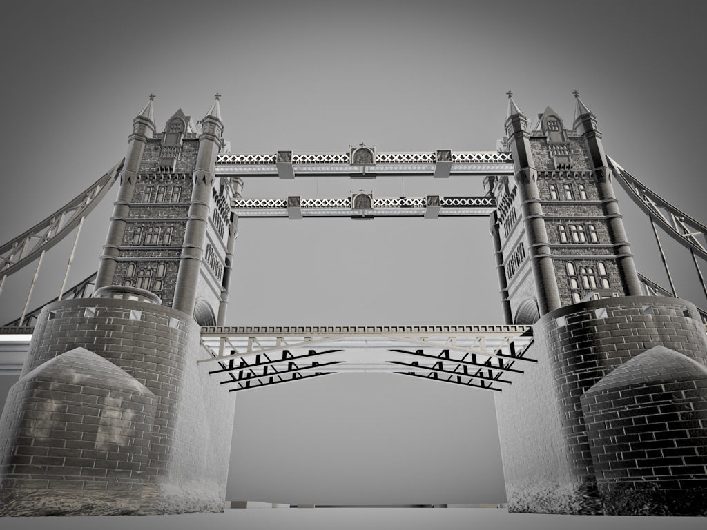 Tower Bridge  3D model_10