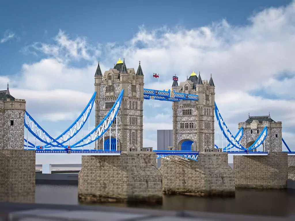 Tower Bridge  3D model_0
