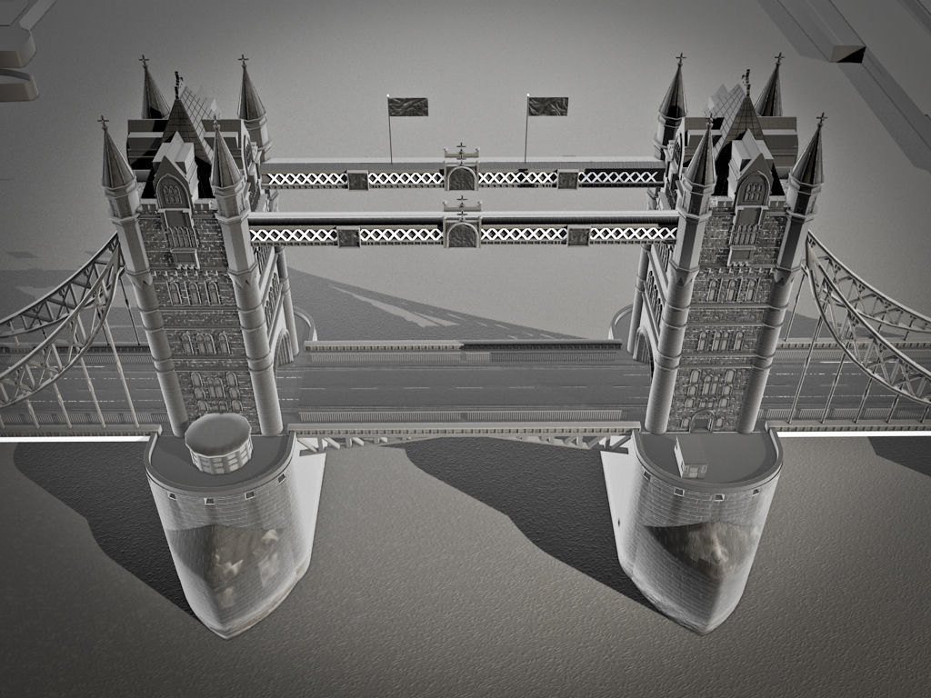 Tower Bridge  3D model_12