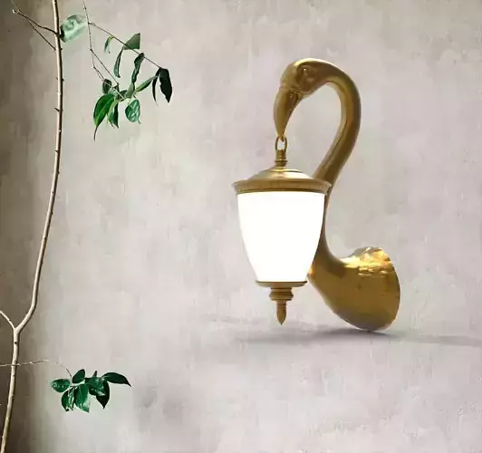 Pelican Head Wall Lamp