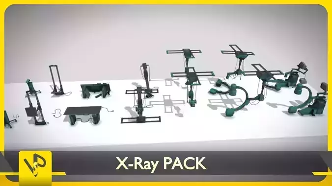 X-Ray Pack Low-poly 3D model