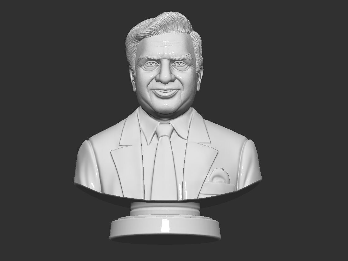Ratan Tata Bust 3D print model_24