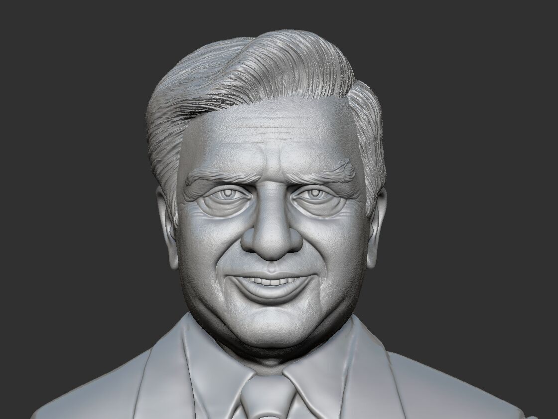 Ratan Tata Bust 3D print model_6