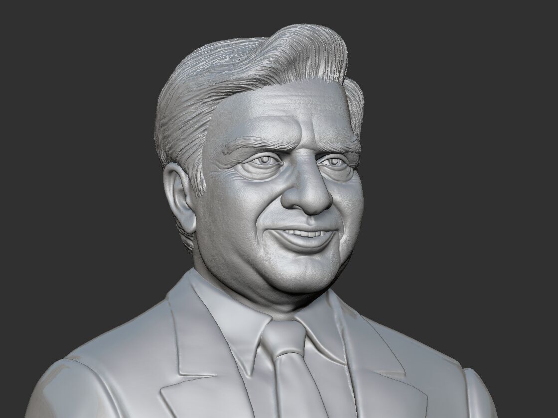 Ratan Tata Bust 3D print model_9