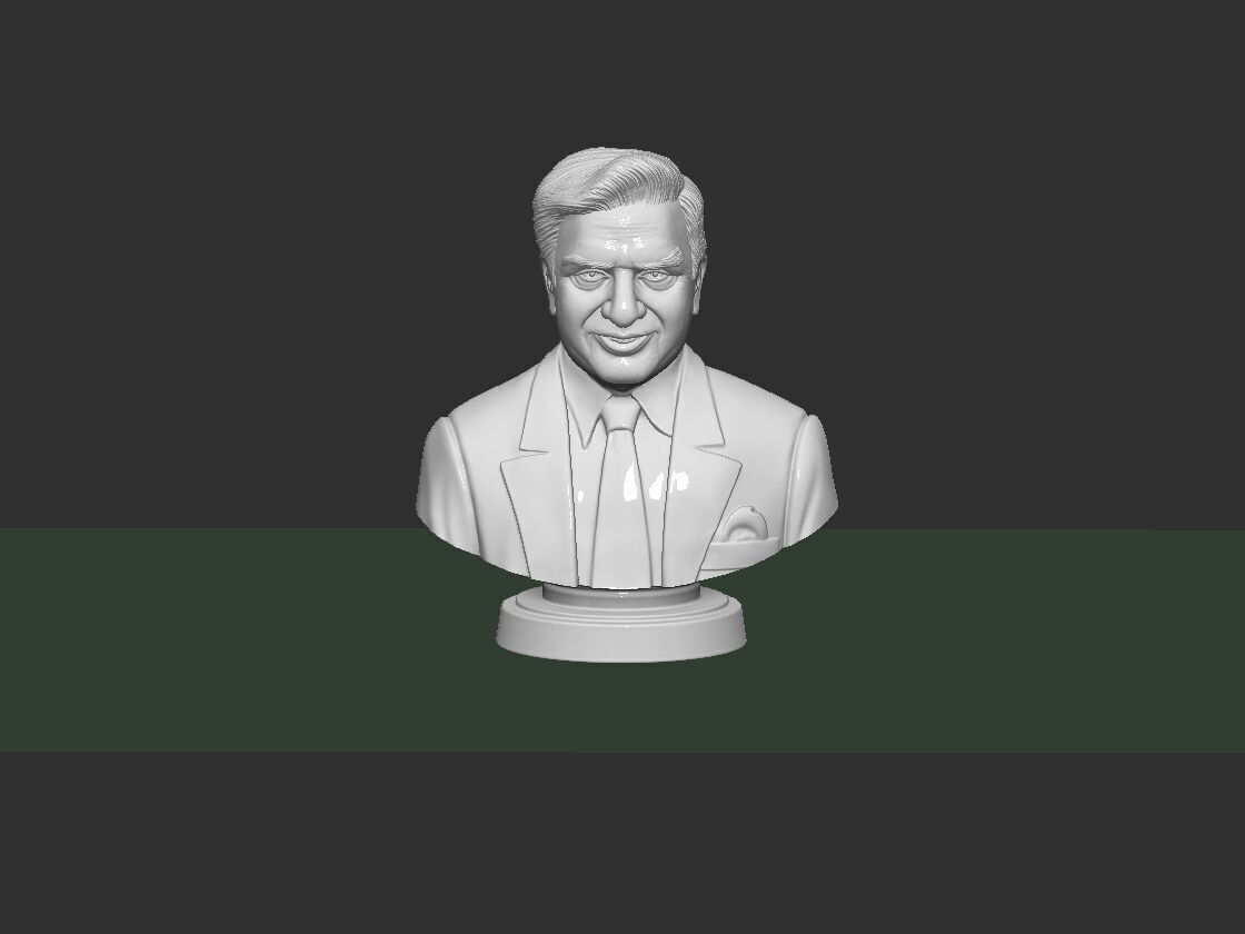 Ratan Tata Bust 3D print model_25