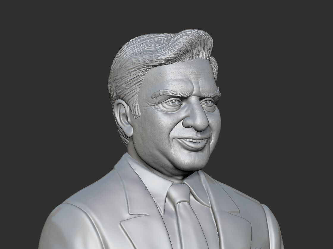 Ratan Tata Bust 3D print model_7