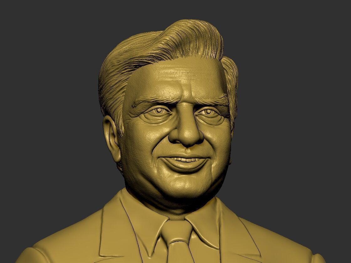 Ratan Tata Bust 3D print model_15