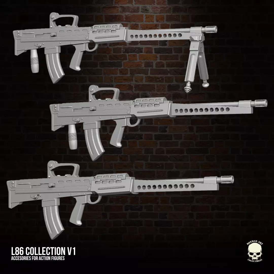 L86 Collection 3D printables for action figures 3D print model