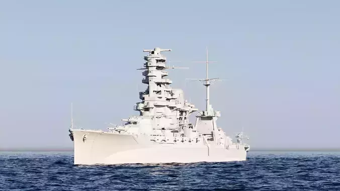 IJN Hyugo 3D model