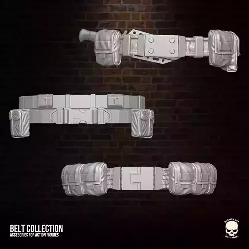 Belt Collection 3D printables for Action Figures