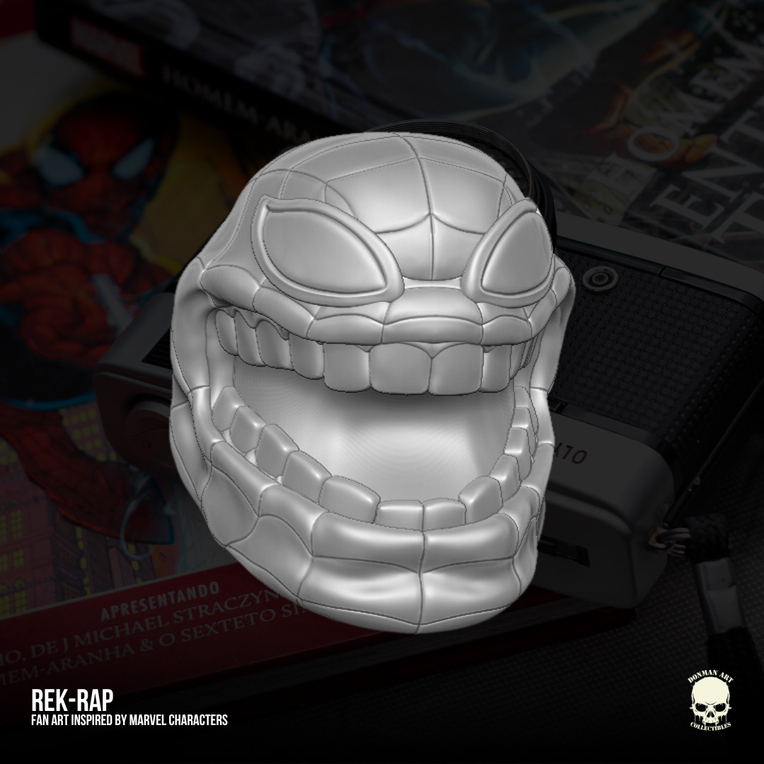 Rek Rap Marvel Fan Art heads 3D printables for action figures 3D print model_24