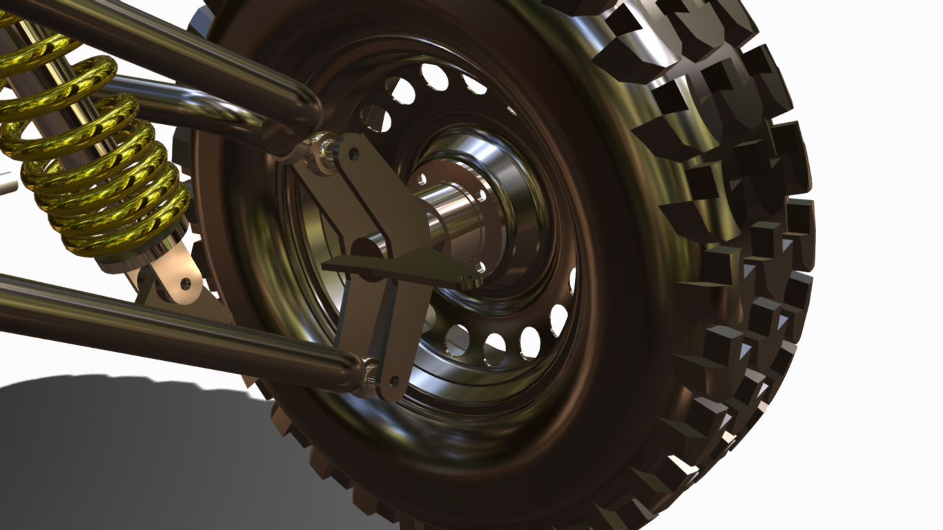 buggy 4x4  Low-poly 3D model_11