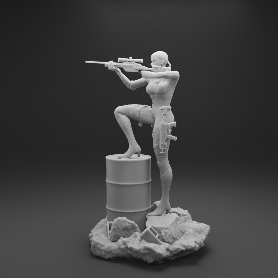 Jill Resident evil 3D print model_0