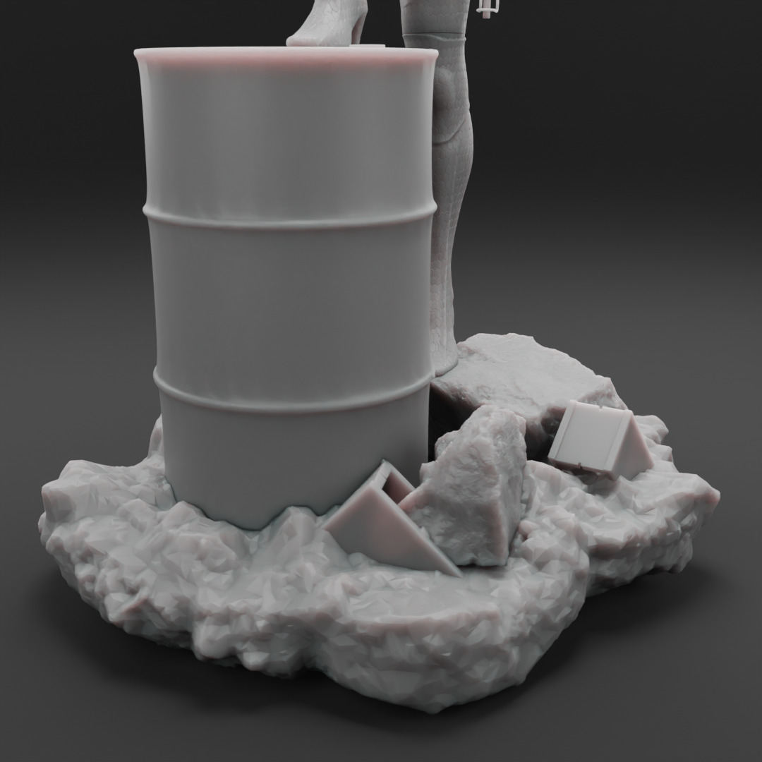 Jill Resident evil 3D print model_4