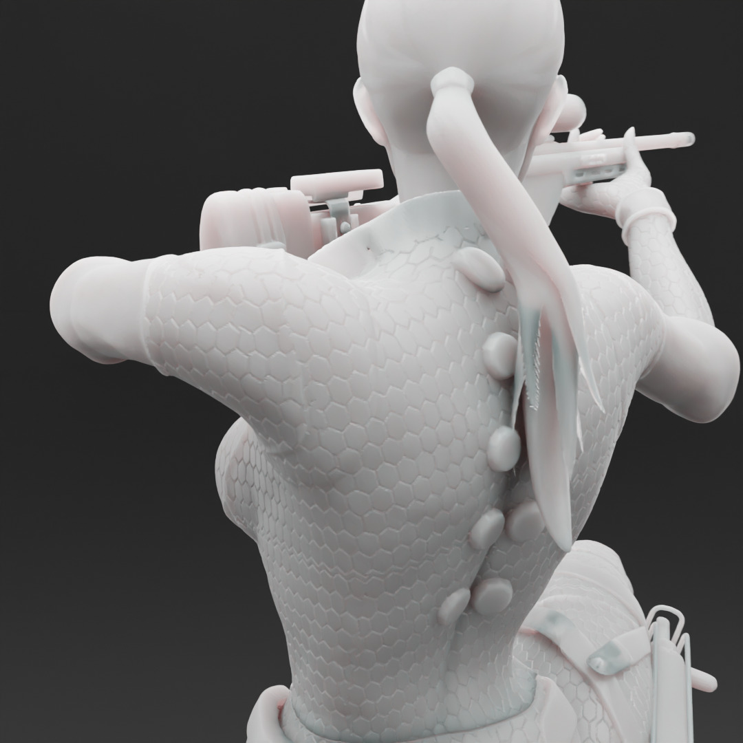 Jill Resident evil 3D print model_2