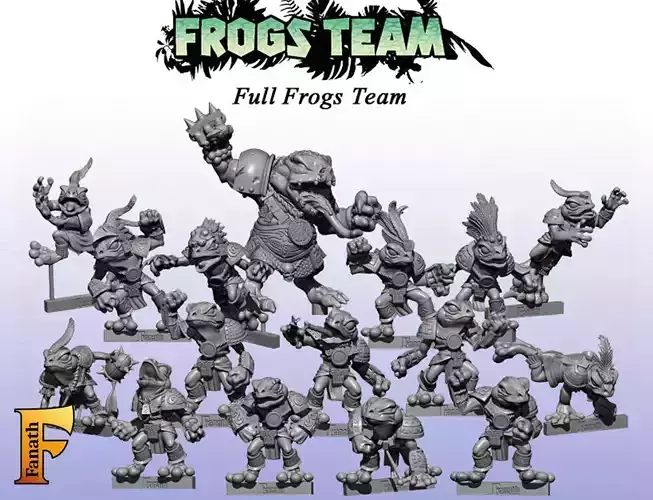 Frog Team 3D print model