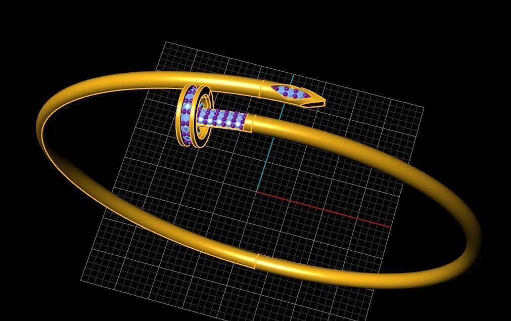 Bracelet 3D print model_2