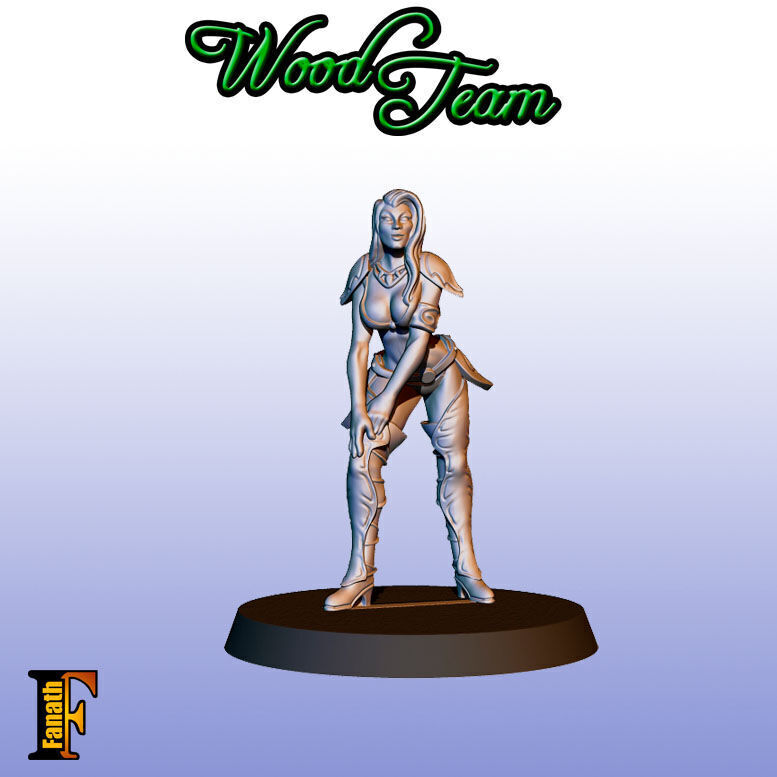Wood elf - Amazon team 3D print model_15