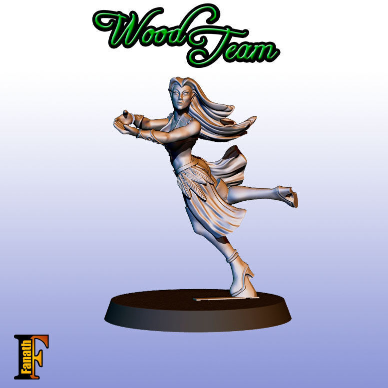 Wood elf - Amazon team 3D print model_7