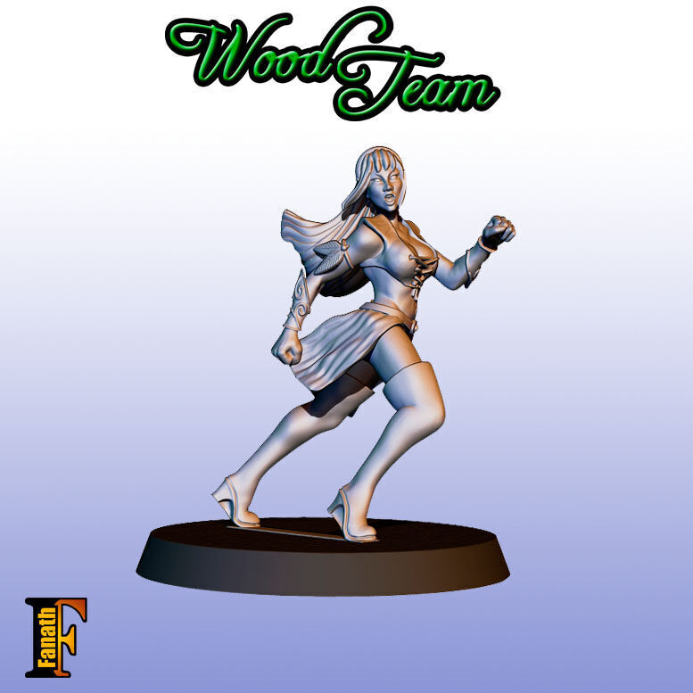 Wood elf - Amazon team 3D print model_9