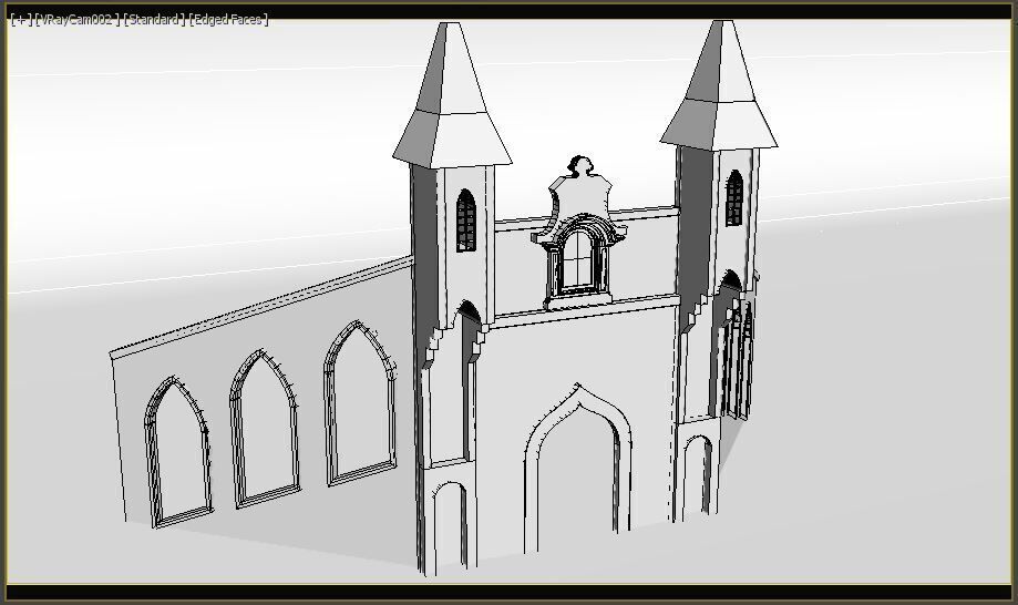 Wedding Stage 3D model_9