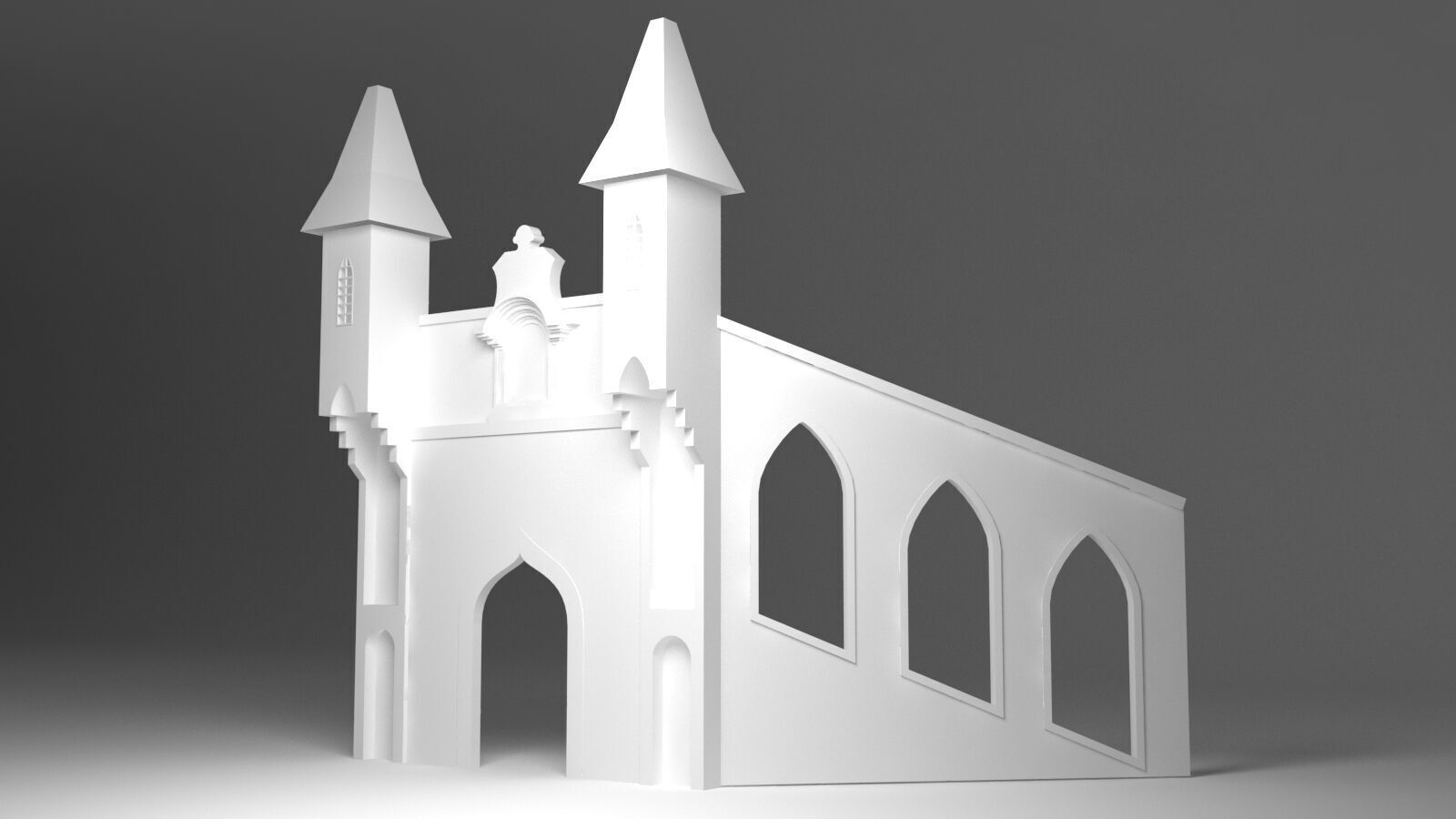 Wedding Stage 3D model_6