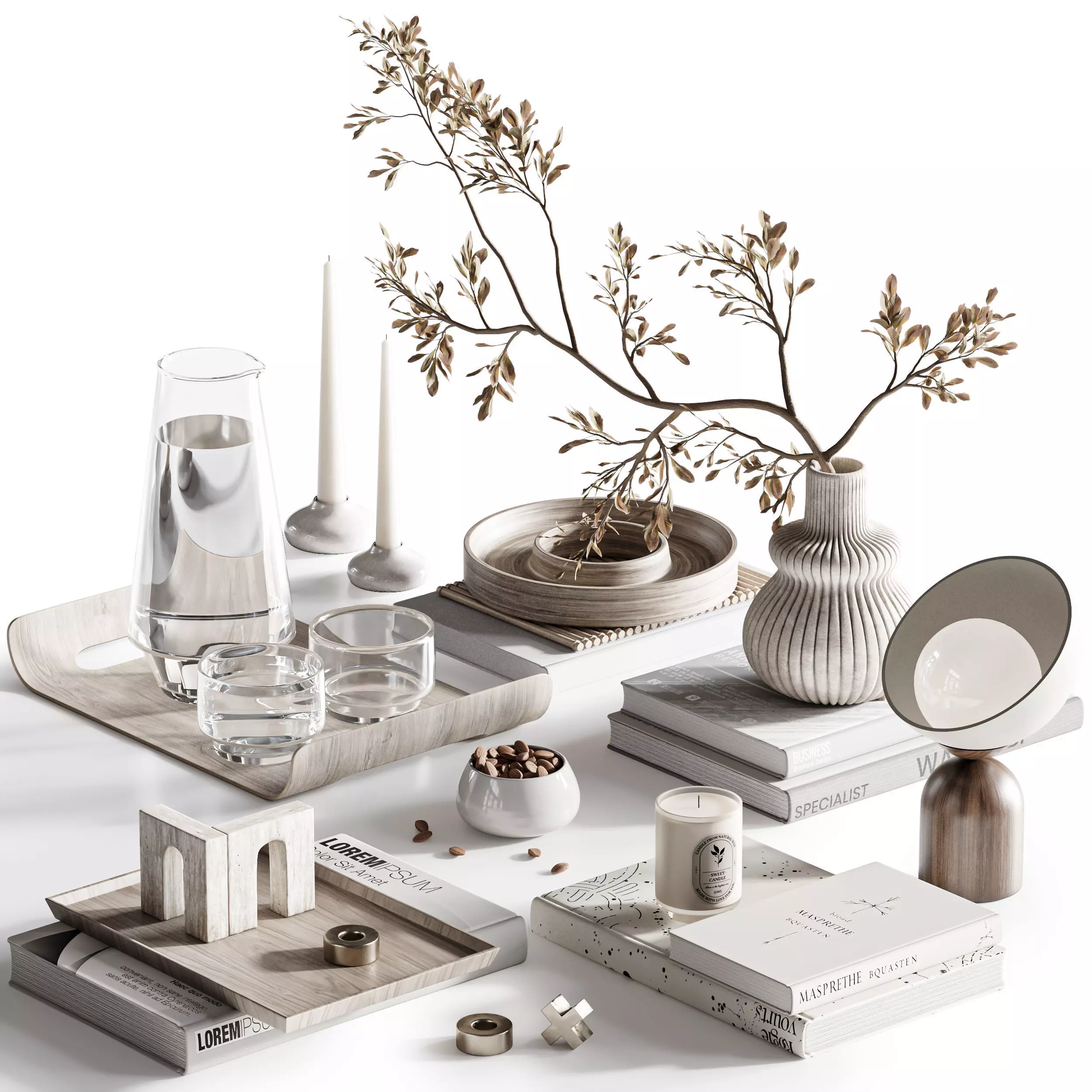 Decorative set17 3D model_0