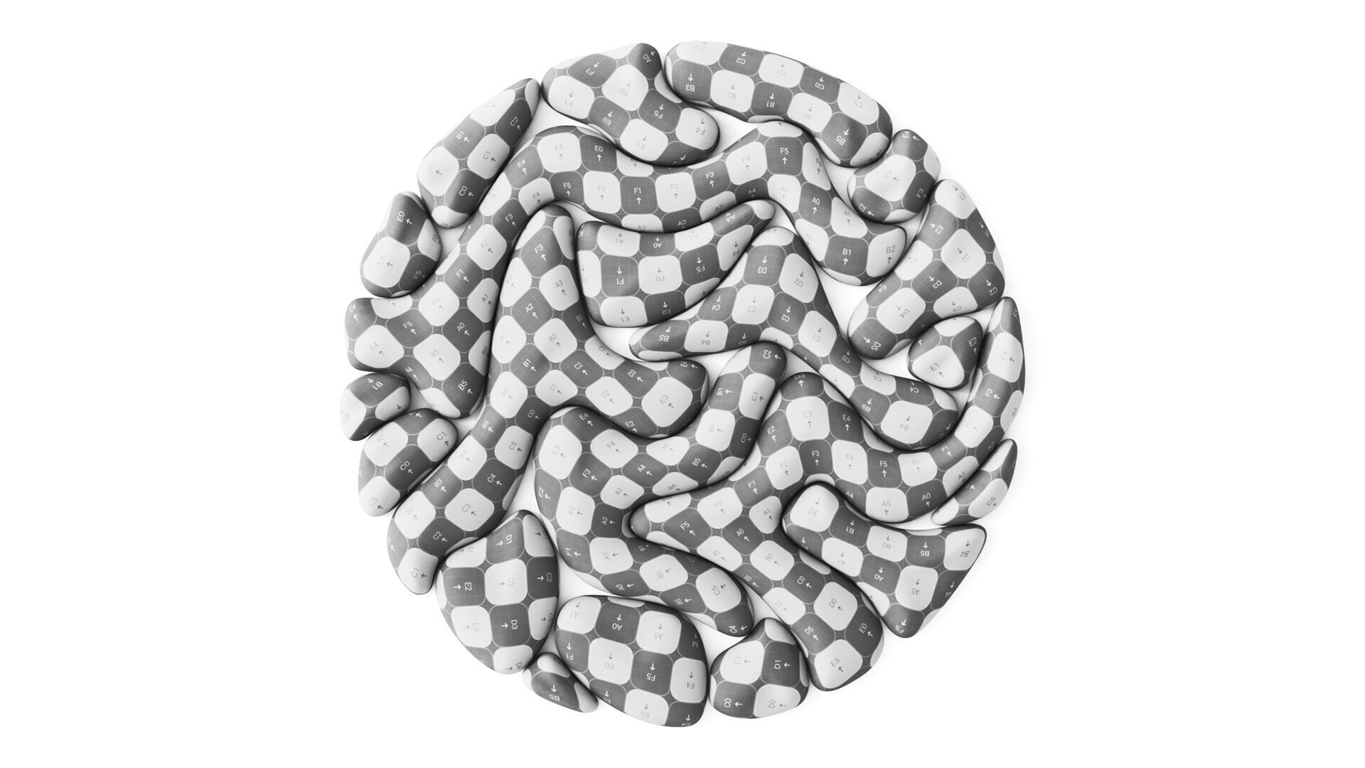 Abstract sculpture by Nuge Materialize 3D model_4