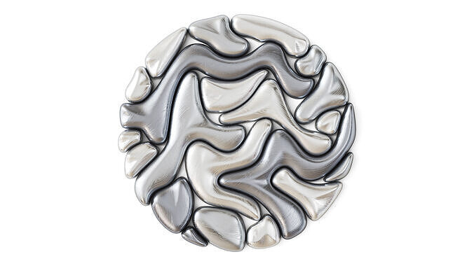 Abstract sculpture by Nuge Materialize 3D model