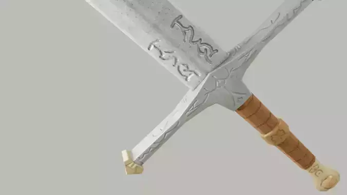 Rune Engraved Sword or Longsword