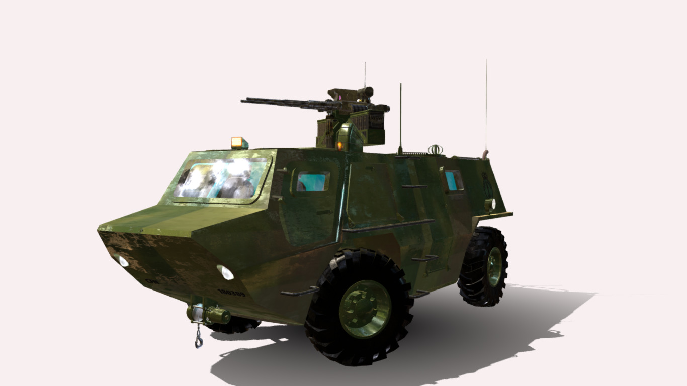 conceito veiculo 4x4 cfn br Low-poly 3D model