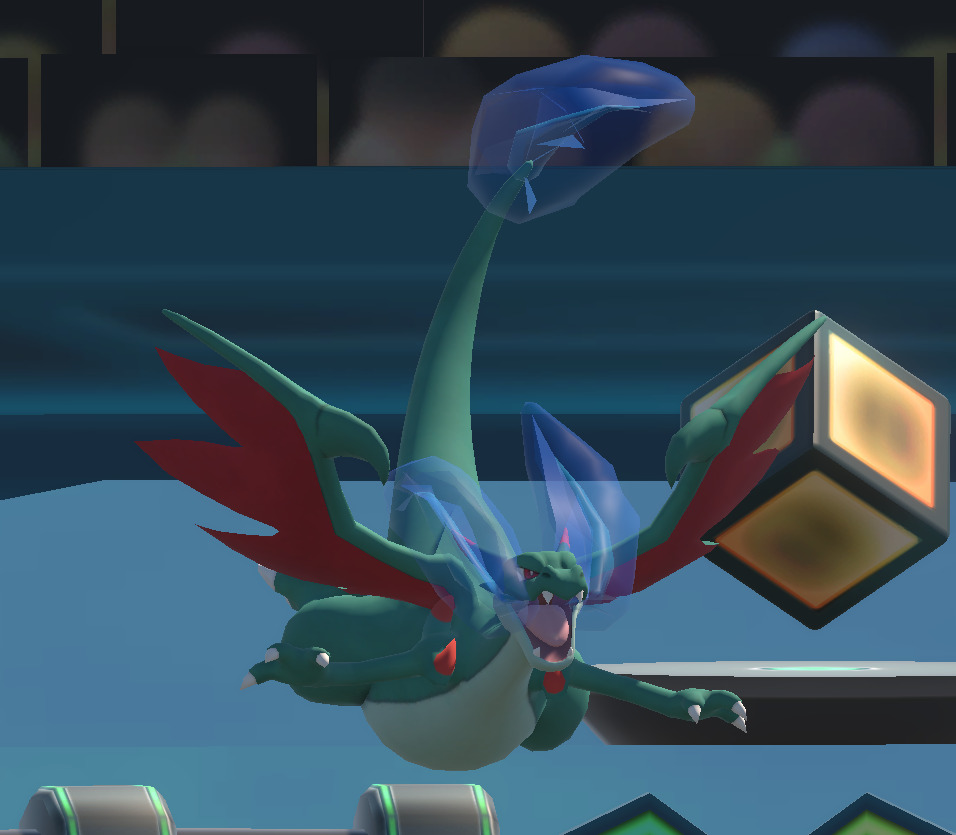 Mega Charizard X-Animated Low-poly 3D model_11