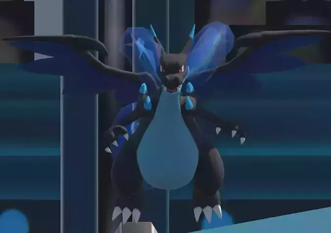 Mega Charizard X-Animated