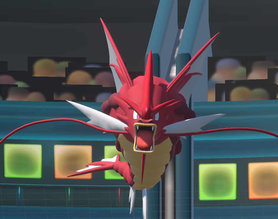 Mega Gyarados-Animated Low-poly 3D model_9