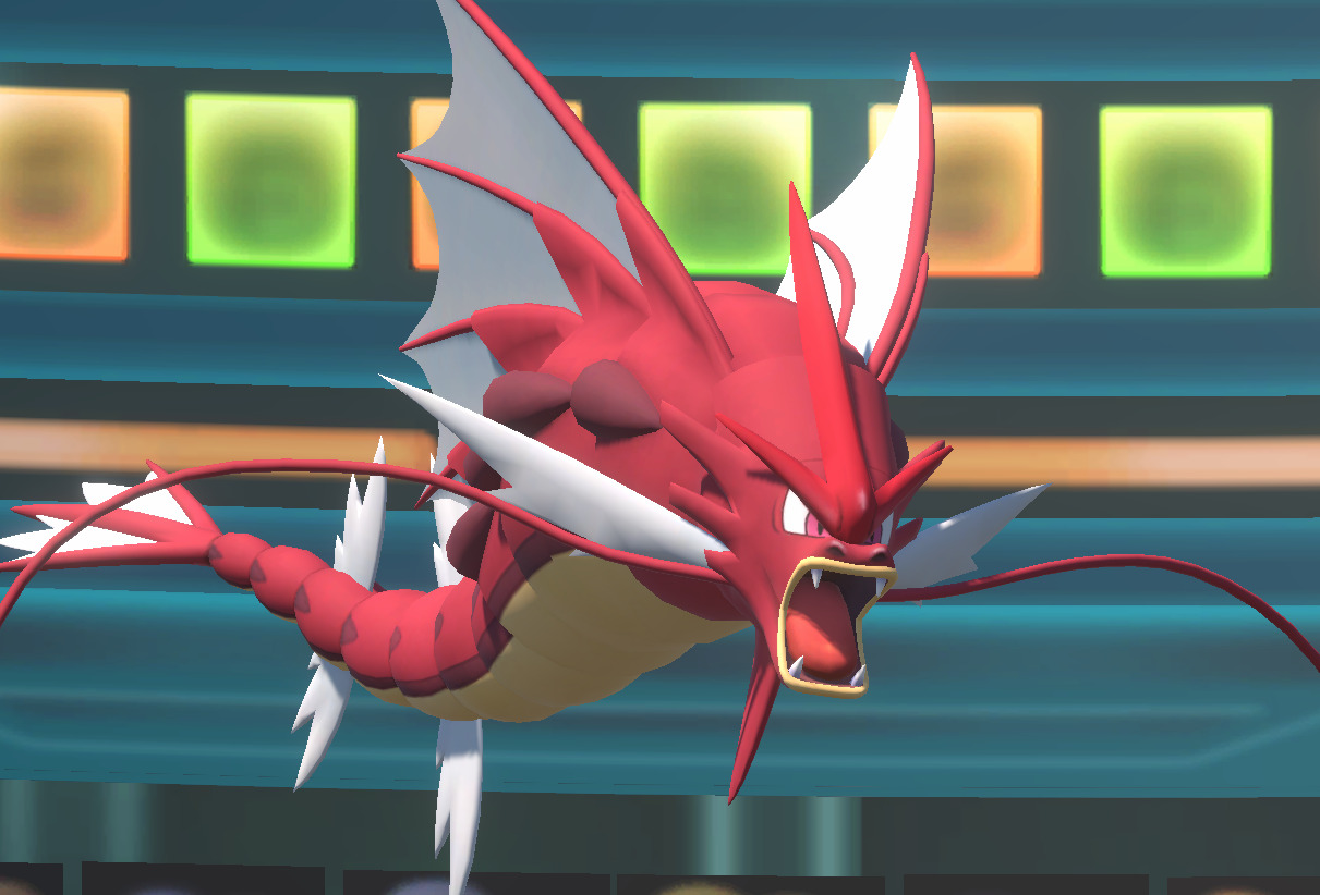Mega Gyarados-Animated Low-poly 3D model_10