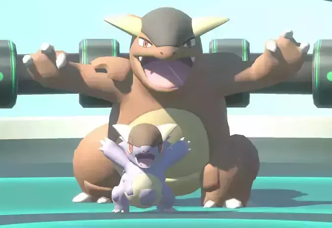 Mega Kangaskhan-Animated