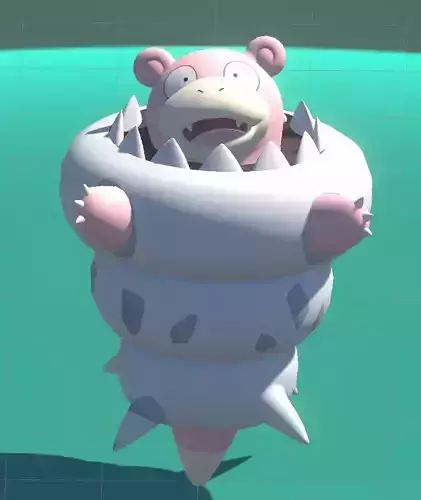 Mega Slowpoke-Animated
