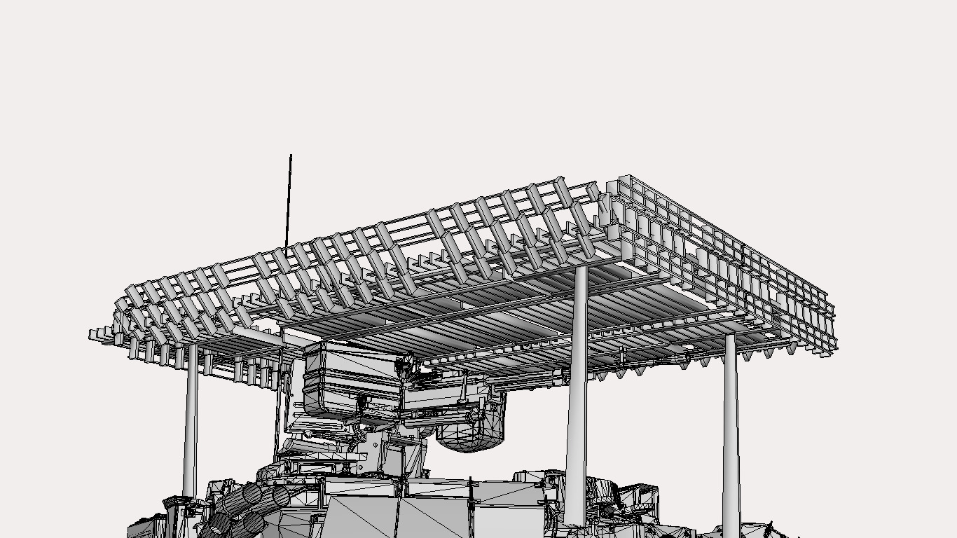 t 90 a  Low-poly 3D model_15