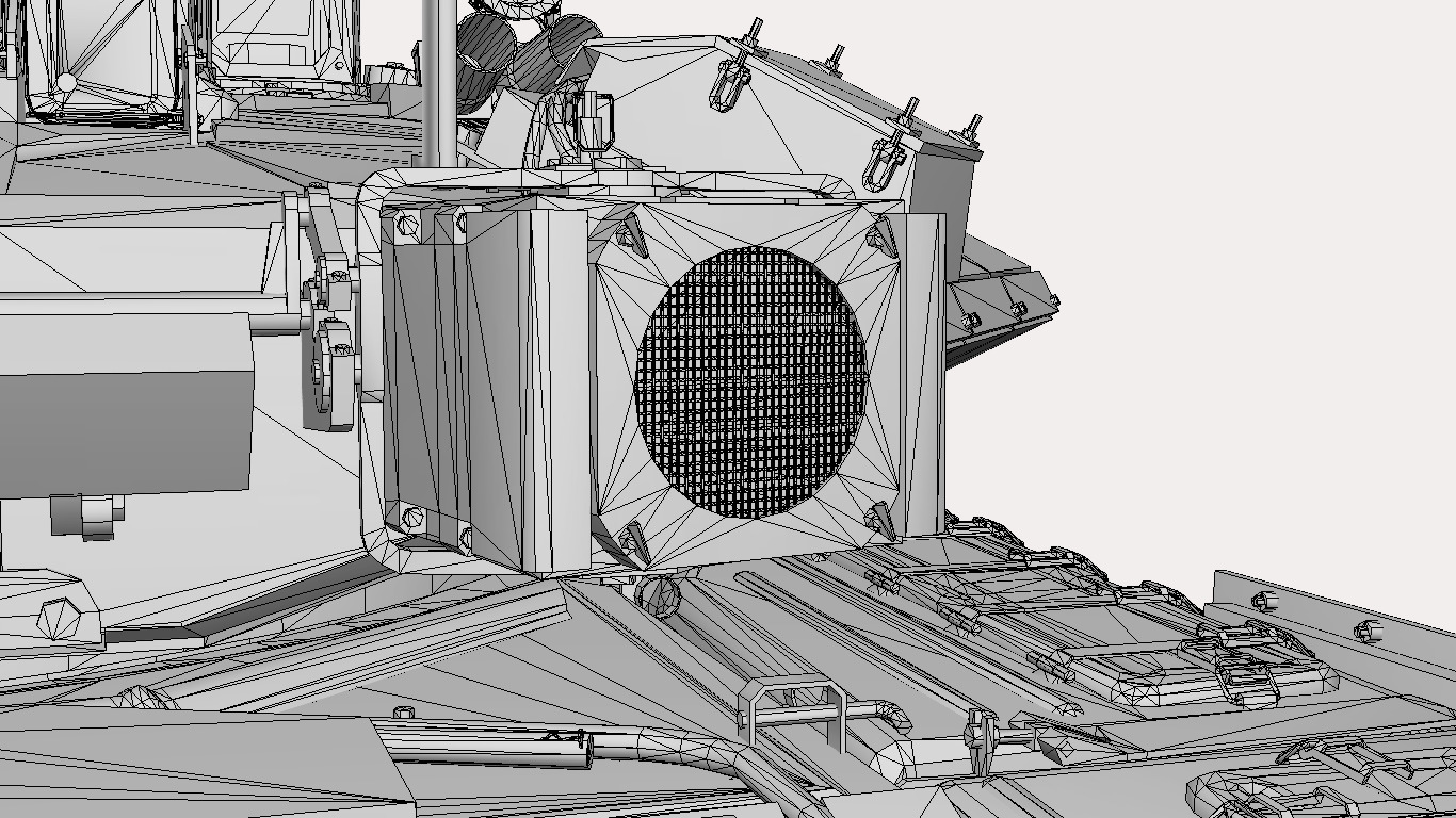 t 90 a  Low-poly 3D model_13