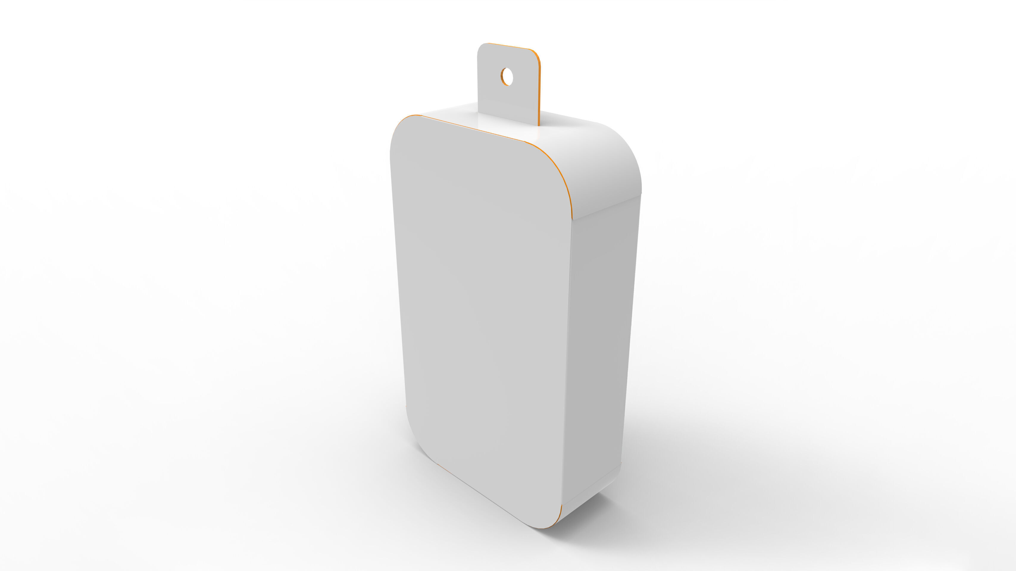 Pillow Pack Packaging Box with Hanger Hole Texture_2