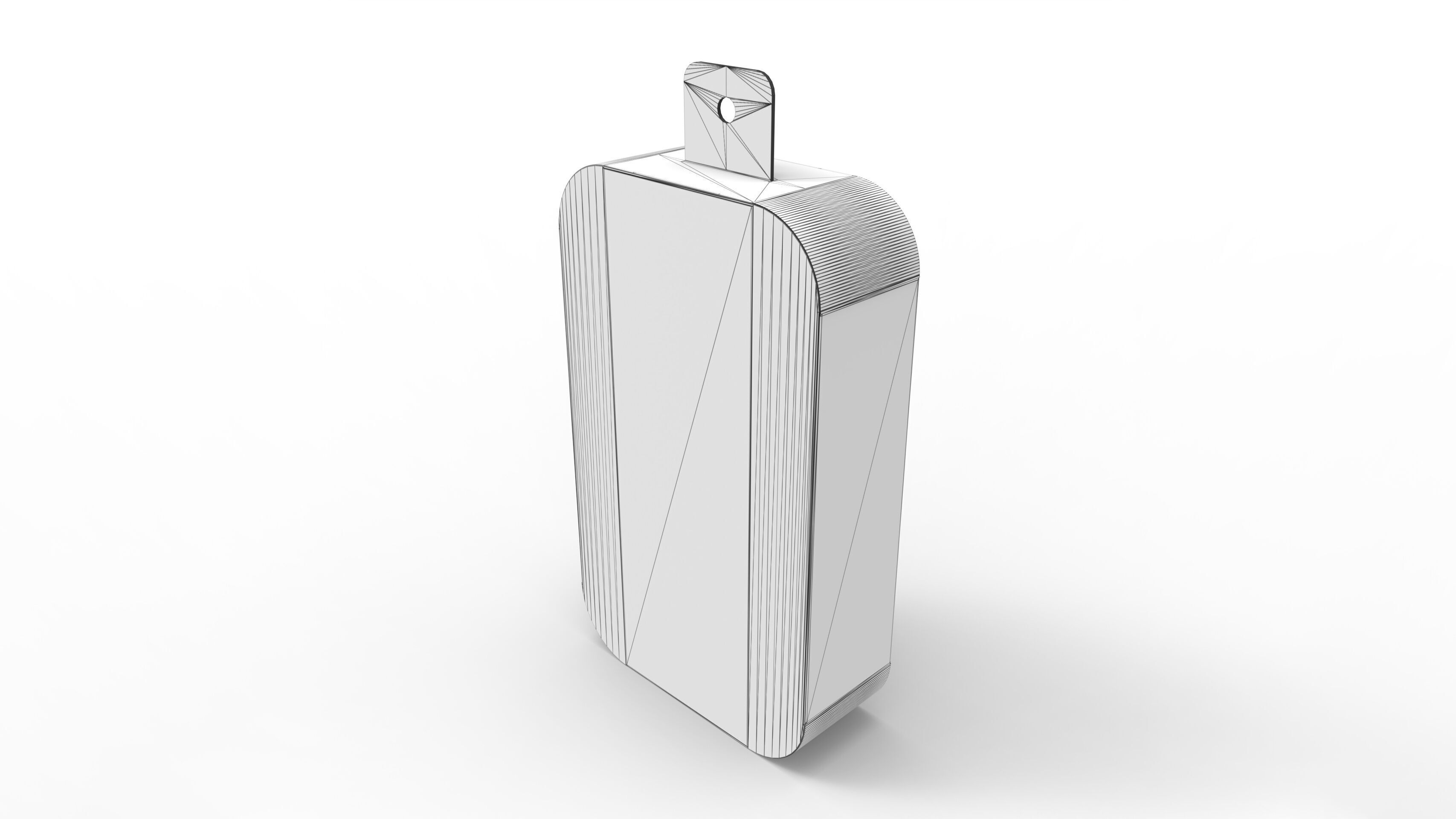 Pillow Pack Packaging Box with Hanger Hole Texture_5