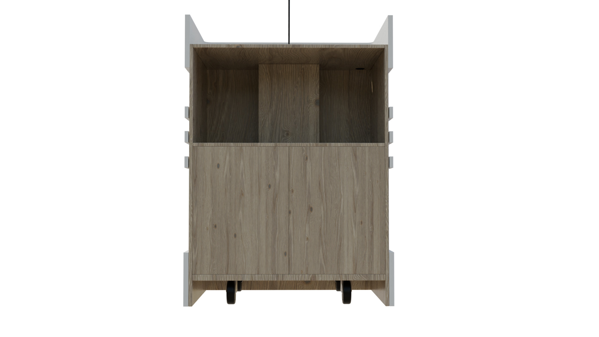 Bandz Podium Lectern 3D model_8