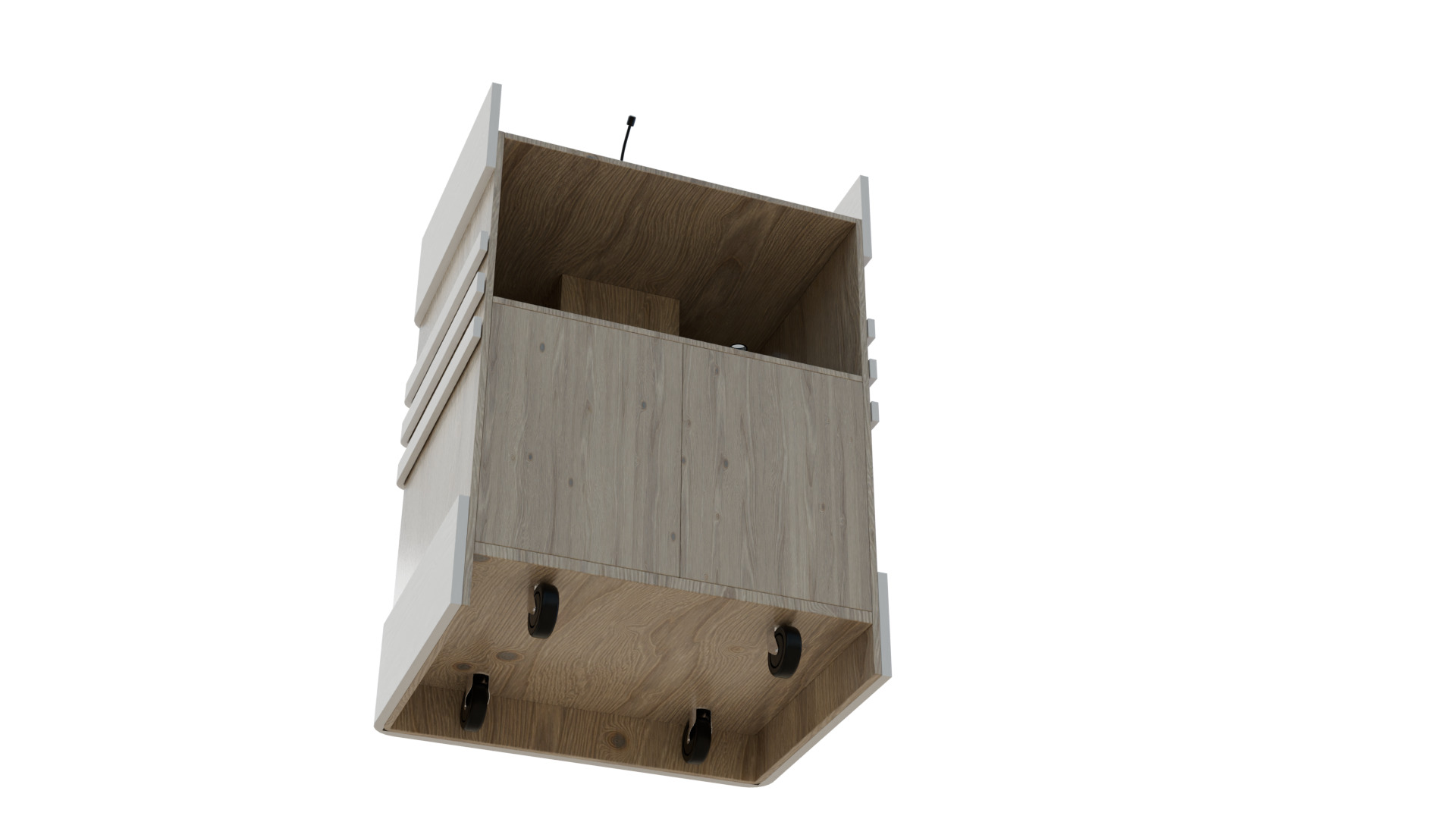 Bandz Podium Lectern 3D model_10