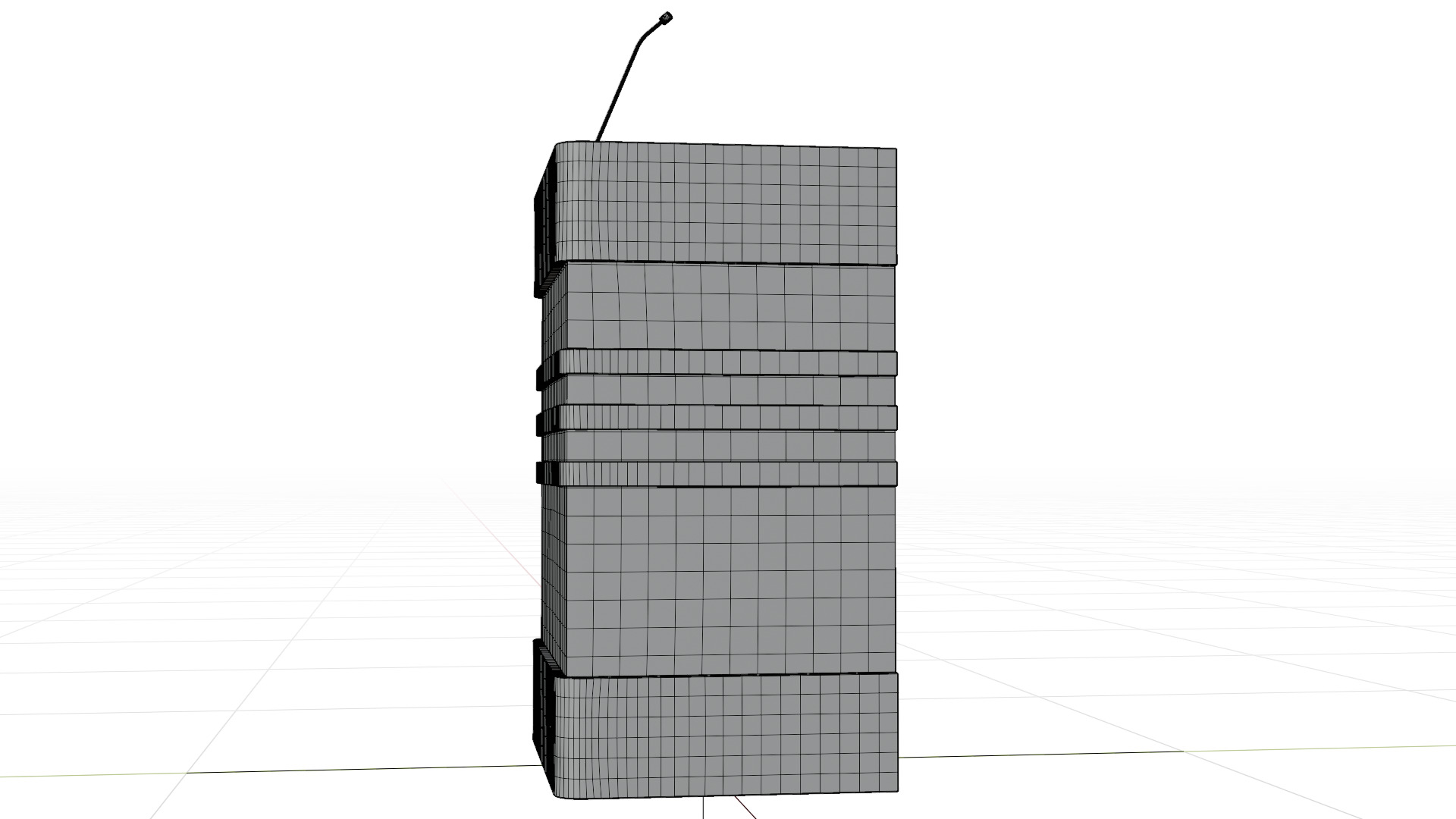 Bandz Podium Lectern 3D model_18