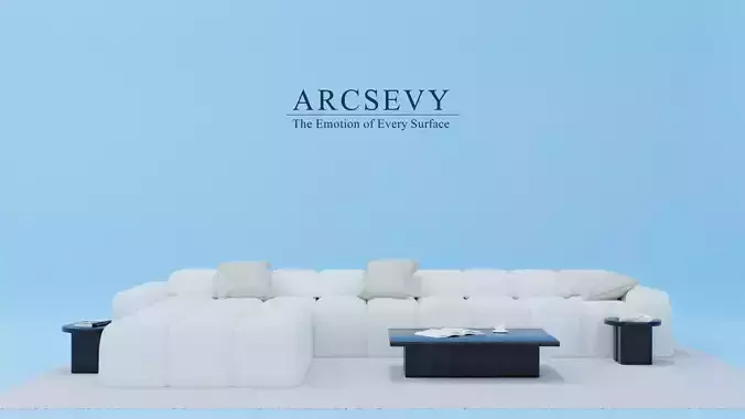 Stylish Puff Sofa Set