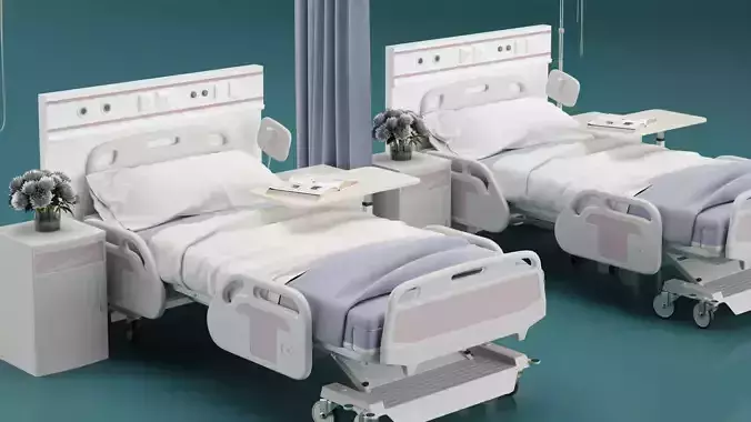 Modern Hospital Bed