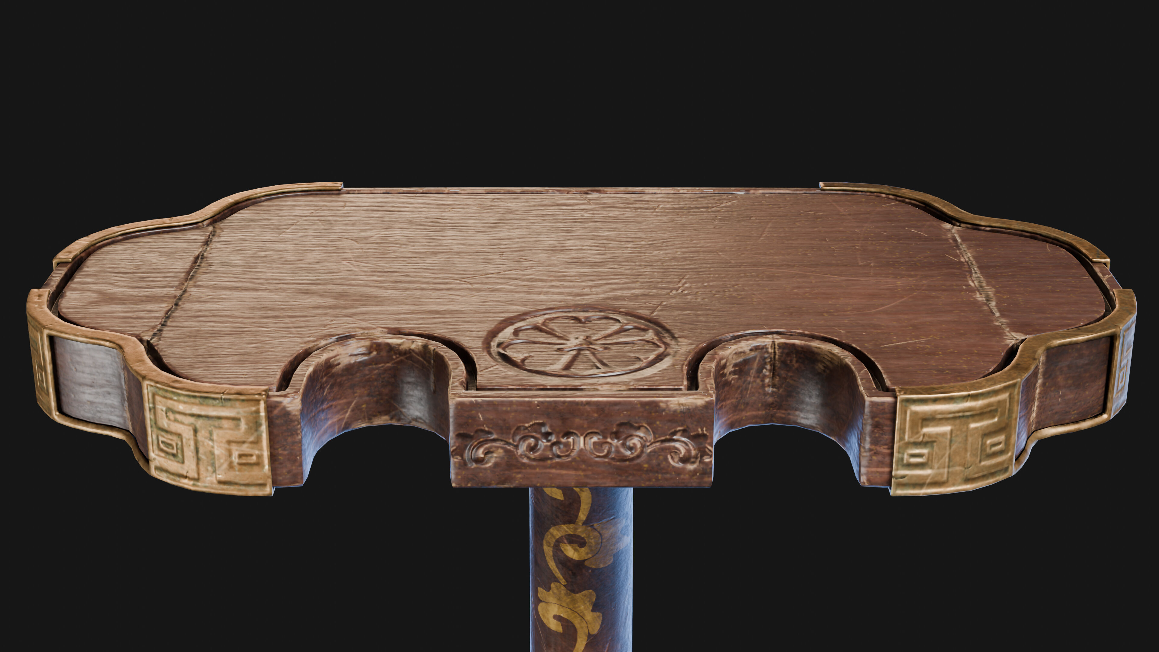 Katana Japanese Sword and Katana Stand - Game-ready Weapon Low-poly 3D model_14