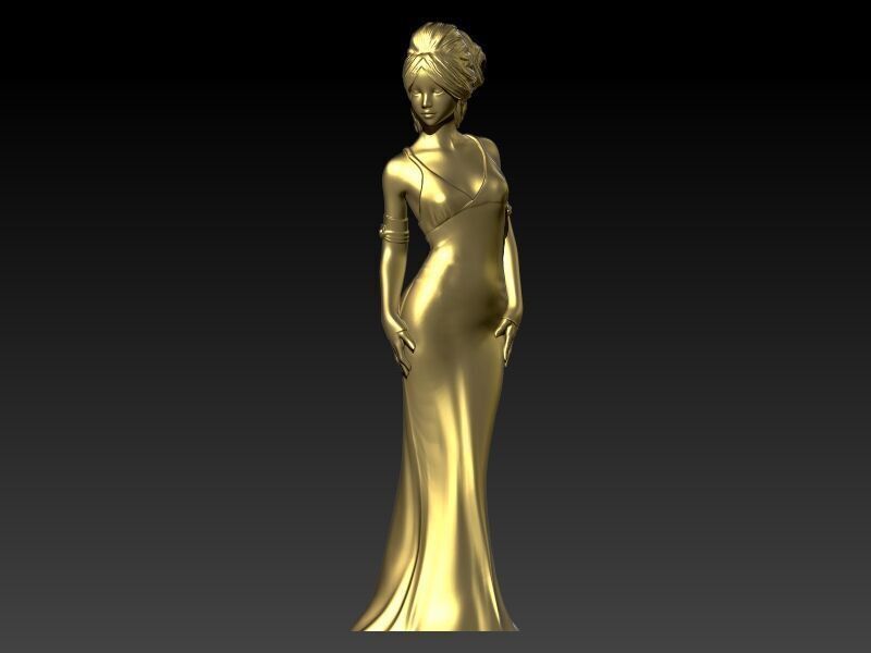 PRINCESS PENDANT 3D print model_1