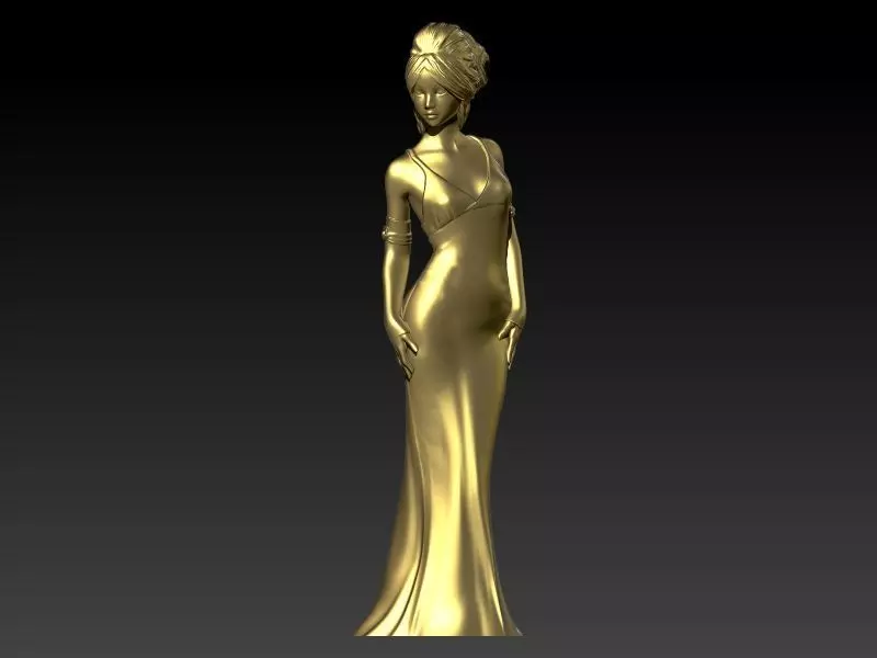 PRINCESS PENDANT 3D print model_0